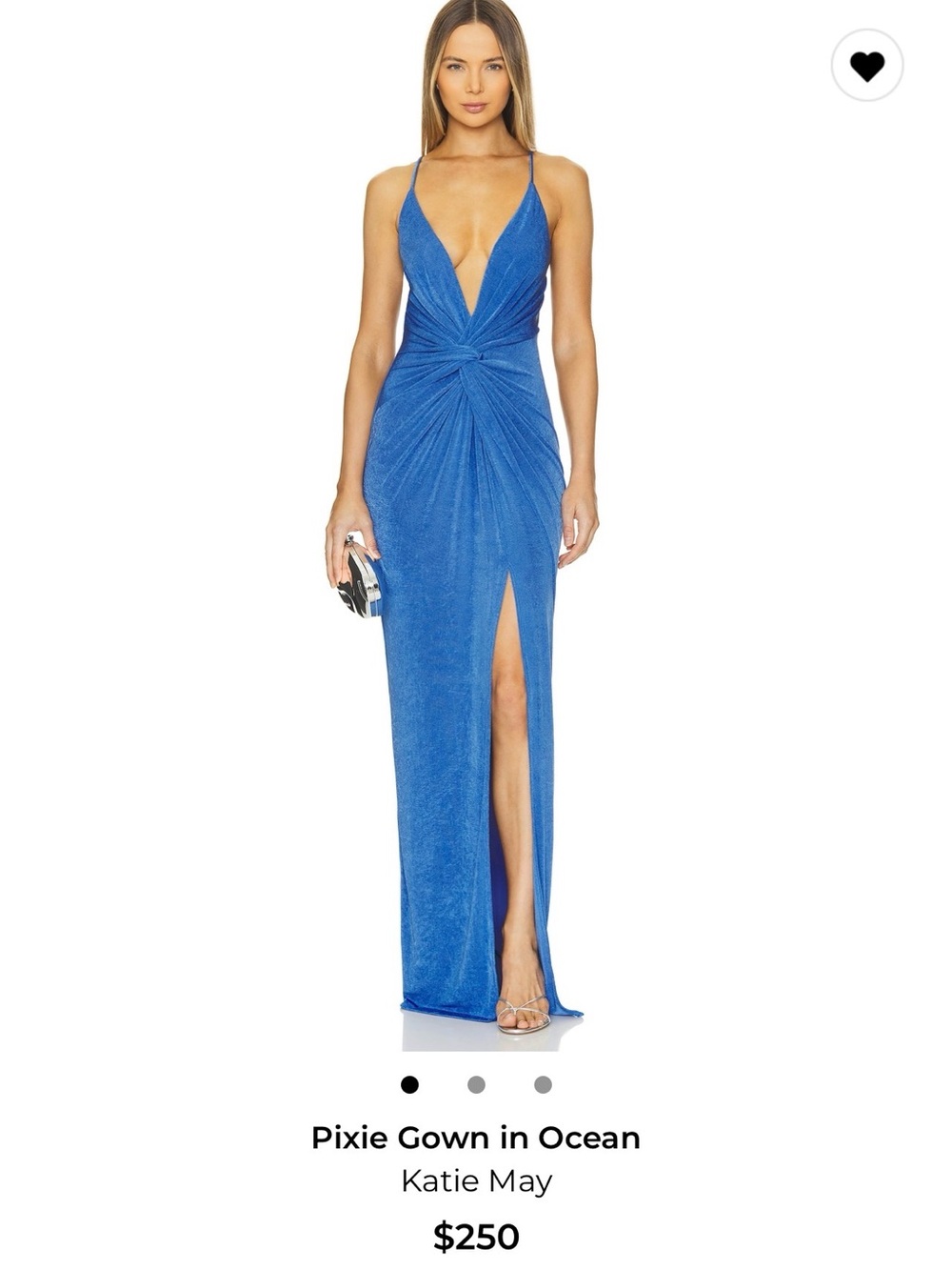 Katie May Pixie Gown in Ocean Blue